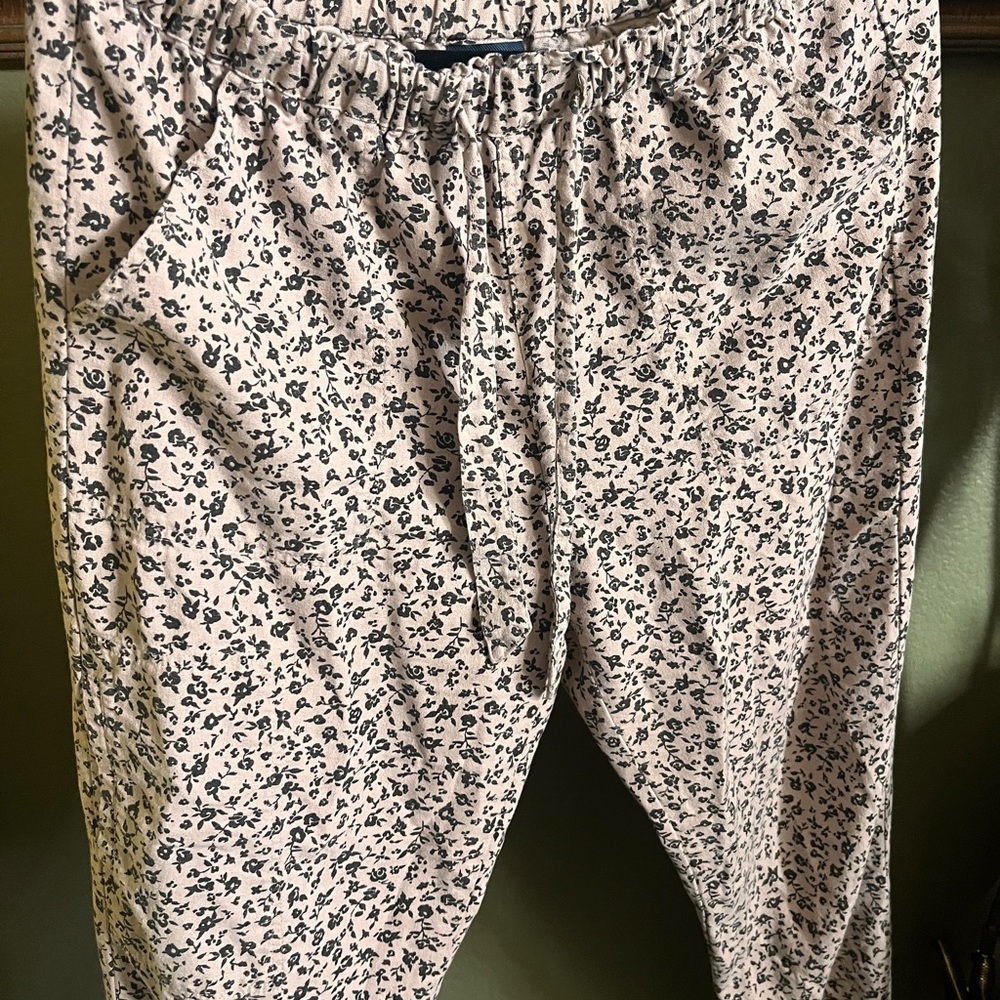 Daytrip Tan and Black Floral Trousers